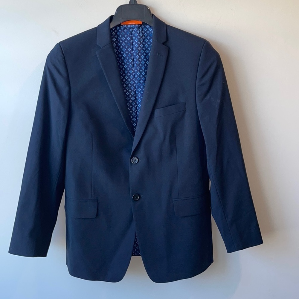 Tallia black wool blend classic blazer Boys size 18R